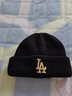 MLB官方 男女帽子情侶毛線(xiàn)帽刺繡保暖帽運動(dòng)針織帽春春新款 洛杉磯道奇隊/金色/746 F 曬單實(shí)拍圖