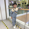 G.DUCKKIDS品牌名品 男童秋裝套裝2024新款1-8歲小童運動(dòng)兩件套男孩寶寶衣服 藍色 100 適合身高90-100cm年齡3-4歲 曬單實(shí)拍圖