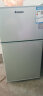 【尾货机】志高（CHIGO）【送货上门】冰箱 家用双门小冰箱冷藏冷冻电冰箱 立体制冷 38P118双门【两天一度电】银色 实拍图