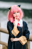 蓬源玩具阿尼亞cos服 薄款可愛(ài)間諜過(guò)家家女童裝C服cosplay動(dòng)漫服 阿尼亞衣服+假發(fā)+襪子+頭飾+發(fā)網(wǎng) 兒童款 160 曬單實(shí)拍圖