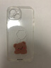 魔杰樂（MOJIELE） 卡通可愛創(chuàng)意小熊適用于iPhone手機(jī)殼蘋果手機(jī)保護(hù)套情侶款防摔硅膠軟殼 思考問題小熊-透明殼 iPhone15 曬單實(shí)拍圖