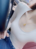 怡萊寶999足金抱抱熊黃金吊墜項鏈2024新款花絲小熊送女友生日禮物掛墜 小熊吊墜 約3.1g【贈鍍金項鏈】 曬單實拍圖
