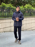 beanpole90%鵝絨 濱波秋冬男士多口袋工裝風(fēng)羽絨服 藏青色 M 175/92A 曬單實拍圖