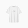 CEVTN KALRN JEANS CK男士短袖T恤夏季新款圓領(lǐng)修身莫代爾棉彈力透氣大碼半袖打底衫 CK69白色短袖 2XL（160-170斤) 曬單實(shí)拍圖