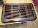 金鑲玉茶盤(pán)茶托 家用楠竹儲水排水式兩用茶盤(pán)托盤(pán)實(shí)用方形功夫茶具配件 品茗茶盤(pán)小號37*22.5*4 曬單實(shí)拍圖