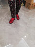 颐福元老北京布鞋女春季新款中老年平底妈妈鞋防滑软底老人奶奶单鞋透气 红色 35 实拍图