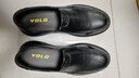 VOLO犀牛男鞋一腳蹬套腳鞋男士商務(wù)休閑皮鞋 黑色 40  曬單實(shí)拍圖