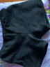 莎波龍冬季保暖加絨加厚安全褲防走光加大打底短褲三分褲保險褲打底褲 黑色 XL 曬單實(shí)拍圖