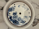 富麗元茶盤(pán)陶瓷景德鎮瓷圓盤(pán)大茶盤(pán)托盤(pán)儲水盤(pán)景德鎮瓷器家用茶承圓形 牡丹 曬單實(shí)拍圖