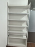 艾業(yè)（AIYE） 展示柜展示架煙酒超市美容化妝品母嬰零食文具玩具倉儲置物貨架 白架+白色 60*30*215【固定4層板帶柜】 曬單實(shí)拍圖