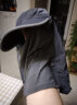 NZTK太阳帽子钓鱼垂钓户外防紫外线防晒帽遮阳透气出游渔夫帽 MH011 深灰网纱款（升级版） 实拍图