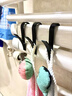 享樂屋壁掛式暖氣片掛鉤免打孔衣帽掛鉤毛巾掛架衛(wèi)生間晾衣服鉤子通用型 黑色5個【正反兩用】 【太空鋁 不生銹 承重強】 曬單實拍圖
