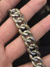 蔓笙 鑲鉆古巴手鏈男款潮流嘻哈個(gè)性男士手環(huán)簡(jiǎn)約學(xué)生手鏈時(shí)尚飾品 曬單實(shí)拍圖