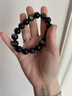 BJYL銀曜石手鏈女轉(zhuǎn)運(yùn)珠佛珠手串男曜石手串珠串復(fù)古情侶本命年禮物 曬單實(shí)拍圖
