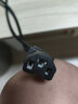 新款電動(dòng)車(chē)一分二轉換線(xiàn)電瓶車(chē)充電器口品字型一拖二轉換插頭插座 一根 曬單實(shí)拍圖