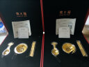 周大福 文化祝福金碗筷勺黄金三件套足金黄金金片生日礼物 EOR761 实拍图