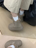 回力雪地靴女冬季新款加絨保暖止滑棉鞋女士休閑厚底外穿防水東北棉靴 棕色 37 曬單實(shí)拍圖