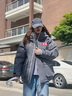 波司登（BOSIDENG）【反季】羽絨服太空聯(lián)名新國標90絨男女情侶短款3.0科技保暖外套 星辰深灰8A18 XS 155/80A 曬單實拍圖