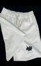 帛米圖（BOMITU）短褲男士夏季薄款潮牌寬松大碼夏天情侶棉質(zhì)居家休閑五分褲子男款 白色D262 2XL 曬單實(shí)拍圖