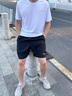 李寧（LI-NING）短褲男夏季新款梭織運(yùn)動(dòng)褲速干冰絲薄款休閑健身黑色五分褲子 黑色（速干/拉鏈口袋） L 曬單實(shí)拍圖