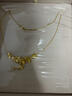周生生桂花黃金項鏈生生有囍足金婚嫁花套鏈結婚三金94447N計價(jià) 47厘米 - 15.04克(含工費550元) 曬單實(shí)拍圖