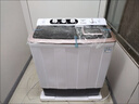 榮事達銅線(xiàn)電機正品半自動(dòng)雙桶洗衣機家用雙缸大容量租房雙鋼桶宿舍洗被子洗脫酒店商用兩用節能省電 13.0純銅電機/透明灰蓋板 雙鋼桶 曬單實(shí)拍圖