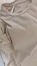 軒靚帶胸墊莫代爾棉睡裙女夏季薄款涼感短袖家居服 63263霧紫 XL  曬單實(shí)拍圖