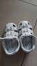 江博士（DR·KONG）健康步前鞋女宝宝小白鞋 软底夏季公主爱心舒适婴儿宝宝凉鞋 白色 20码 适合脚长约11.4-11.9cm 实拍图