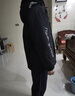 阿尼三青少年外套男春秋季新款韓版潮流帥氣連帽夾克男裝初高中學(xué)生衣服 黑色（加絨款） L 曬單實(shí)拍圖
