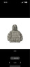 NOTHOMME逐光戶(hù)外800蓬90白鴨絨防潑水絎線(xiàn)連帽保暖羽絨服男 太空灰 XS 曬單實(shí)拍圖