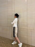 BJHG【張晚意同款】不計后果夏美式環(huán)保潮牌麂皮絨短褲男休閑五分褲子 卡其色 L 曬單實拍圖
