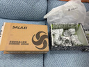 莎萊茜（SALAXI）2025夏季新款歐貨情侶老爹鞋刺繡印花戶外增高運動休閑鞋男女同款 黑色 40 男款 曬單實拍圖