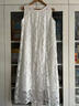 亂在江南剪花絲綿仙氣長(cháng)裙夏季新品一字領(lǐng)文藝休閑氣質(zhì)優(yōu)雅連衣裙 白色 L 曬單實(shí)拍圖