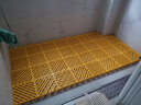 巨格5公分洗車(chē)房地格柵洗車(chē)場(chǎng)免挖槽地漏加厚拼接塑料隔板4S店防滑墊 黃色 曬單實(shí)拍圖