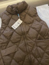 啄木鳥(niǎo)品牌羽絨棉馬甲女士2025冬季新款外穿背心坎肩洋氣高級感保暖馬夾 駝色 2XL 推薦130-145斤 曬單實(shí)拍圖