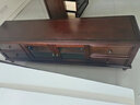 方寸毫厘電視柜 實(shí)木電視柜 美式鄉村實(shí)木電視柜可選成套客廳復古家具整裝 1.4米茶幾 深胡桃色 曬單實(shí)拍圖
