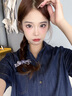 卡瑪倫（KAMALUN）后腦勺發(fā)夾飾女2025款高級(jí)感發(fā)卡高檔頭飾情人節(jié)520送女朋友禮物 紫色【不刻字】 曬單實(shí)拍圖