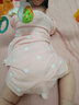 戴維貝拉（DAVE＆BELLA）夏裝新品新生兒服裝嬰兒連體衣女寶連身衣爬服 粉色圓點(diǎn) 80cm （建議身高73-80cm） 曬單實(shí)拍圖