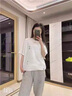 喬易倫2025新款夏季短袖t恤男潮牌刺繡寬松半袖體恤上衣潮流半截袖半袖t 白色 L 曬單實(shí)拍圖