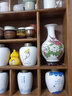 梓琦景德鎮陶瓷器簡(jiǎn)歐式落地大花瓶插花現代中式客廳裝飾品電視柜擺件 【升級版】大號(琺瑯彩)金色冬瓜瓶+旋轉底座 曬單實(shí)拍圖