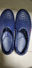 izt夏季涼鞋油水防滑洞洞鞋厚底透氣速干釣魚(yú)鞋沙灘拖鞋包頭兩用外穿 藍色 1801 43 曬單實(shí)拍圖