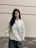 匹克棉服女冬季保暖百搭面包服短款立領(lǐng)純色休閑保暖棉衣外套DF544182 曬單實拍圖
