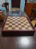 御圣 國(guó)際象棋木質(zhì)棋盤樺木實(shí)木象棋子入門象棋成人家用兒童學(xué)生禮物 樺木國(guó)際象棋+4寸國(guó)際象棋盤 曬單實(shí)拍圖