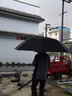 艾爾瓏超大號雨傘長柄傘大號特大號長把迎賓傘男戶外釣魚傘超大高爾夫傘 190CM手開-黑色 曬單實(shí)拍圖