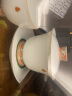 景德镇陶瓷官方三才盖碗手绘粉彩家用甜白盖碗中式泡茶碗可定制功夫茶具 绽放盖碗 晒单实拍图