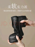 ZHR樂福鞋女經(jīng)典英倫風(fēng)粗跟單鞋女復(fù)古透氣軟底女皮鞋 JF67 黑色 40  曬單實(shí)拍圖