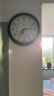 汉时（Hense）创意实木挂钟客厅时钟现代简约挂表家用挂墙石英钟表HW18棕色38cm 实拍图