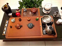 仁唐德國電木茶盤(pán)功夫套裝燒水壺電器全自動(dòng)一體帶電磁爐茶具茶臺托盤(pán) 80*50*5CM【單茶盤(pán)】 曬單實(shí)拍圖