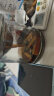 TaTanice 烟灰缸 防飞灰玻璃烟灰缸家用办公室防风装饰摆件SMOKE 实拍图