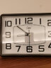 康巴丝（Compas）座钟客厅简约台钟创意石英钟时尚时钟现代简约床头钟 2990黑白 实拍图